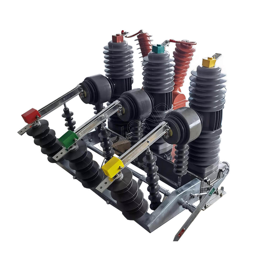 24kv luaran voltan tinggi tiga fasa tiang tiang dipasang litar vakum pemutus auto recloser