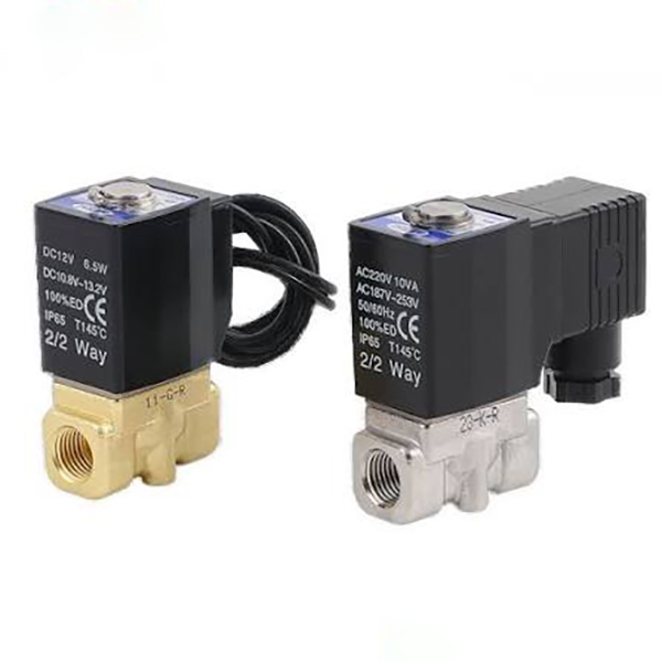 Injap Solenoid Bendalir Siri 2/2 Hala (Bertindak Terus + Dikendalikan Juruterbang)